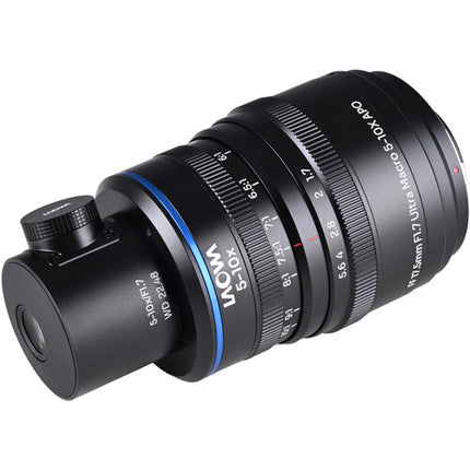 Venus Optics Laowa Aksen 17.5mm f1.7 Objetivo Ultra Macro APO 5-10x para Nikon F con Iluminación Coaxial