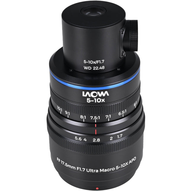 Venus Optics Laowa Aksen 17.5mm f1.7 Objetivo Ultra Macro APO 5-10x para Nikon F con Iluminación Coaxial