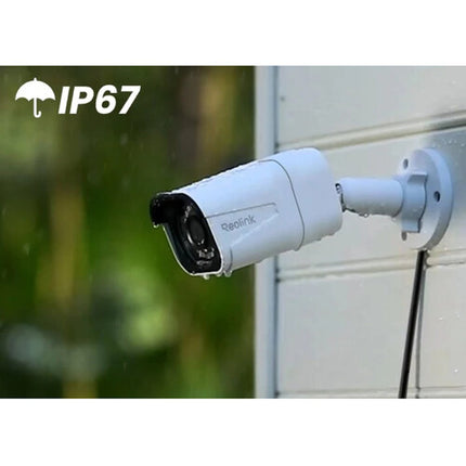 Reolink NVS8-8MB2AFB2 Sistema de Seguridad 8 Canales 4K 2TB HDD 4 Cámaras 8MP Blanca