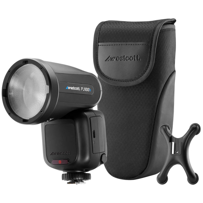 Westcott FJ100 S Speedlight 100Ws con Pantalla Táctil para Cámaras Sony con Batería Recargable USB-C