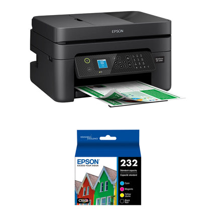 Epson WorkForce WF-2930 Impresora Multifunción Inalámbrica Color con Kit de Tinta CMYK y Resolución 5760x1440 dpi