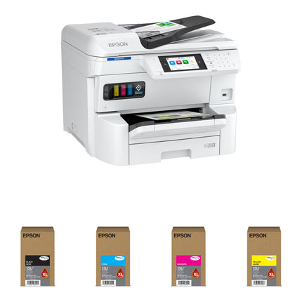 Epson WorkForce Pro EM-C7100 Impresora Multifunción Color 4800x1200 dpi 25 ppm con Kit T13U de Tinta de Alta Capacidad