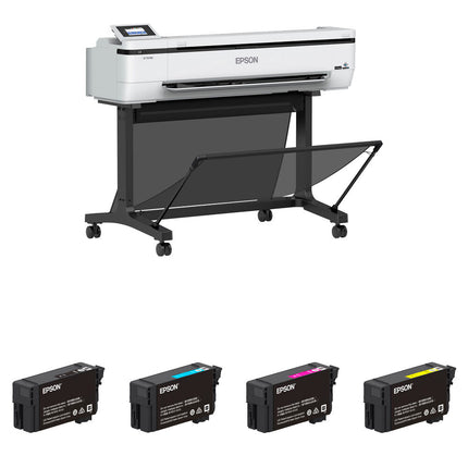 Epson SureColor T5170M Impresora Escáner Copiadora 36 Pulgadas WiFi 2400x1200 dpi 50 Hojas Alimentador Automático