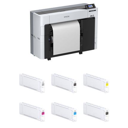 Epson SureColor P6570E Impresora Gran Formato 24 Pulgadas 2400x1200 dpi Kit Cartuchos UltraChrome PRO6