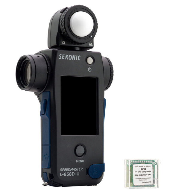 Sekonic Speedmaster L-858D-U Medidor de Luz con Transmisor Profoto PocketWizard 1° Spot 2.7" LCD