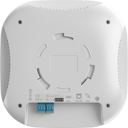 Opus Technologies AuraGate Terminal Auracast Transmisor Bluetooth 5.2 Blanco con USB-C y PoE