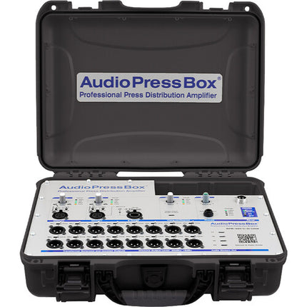 AudioPressBox APB-320 Amplificador de Distribución Activo 20 Horas Batería Integrada Negro