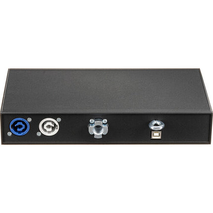 SWISSON XND Nodo Ethernet DMX 4 Puertos XLR 5-Pin OLED 7W Box Style