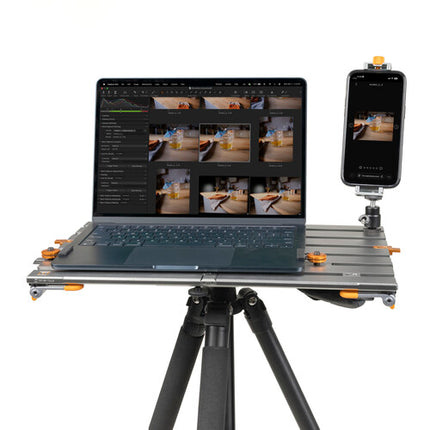 Tether Tools AeroTrac Sistema de Montaje para Tablets y Teléfonos 3.5 a 9.3 Pulgadas con Mini Ball Head y Adaptador Arca-Type