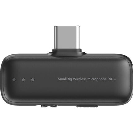 SmallRig S70-C1 Micrófono Inalámbrico USB-C 2.4 GHz Negro 8h Batería Estuche