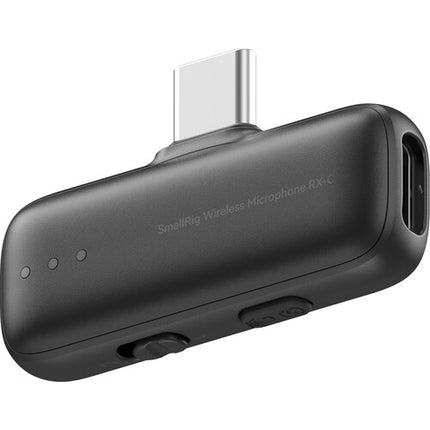 SmallRig S70-C1 Micrófono Inalámbrico USB-C 2.4 GHz Negro 8h Batería Estuche