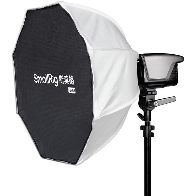 SmallRig FL-65 Softbox Plegable para Linterna 25.6" Diseño 8 Costillas y Bolsa de Transporte