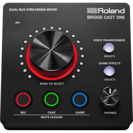 Roland BRIDGE CAST ONE Mezclador para Streaming y Gaming Dual-Bus 75 dB 96 kHz