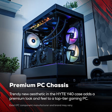 iBUYPOWER Y40 PRO computadora de escritorio Gaming 32GB RAM 2TB SSD teclado y mouse
