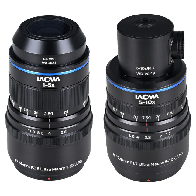Venus Optics Laowa Aksen Lentes Ultra Macro APO 17.5mm 45mm Coaxial Illumination Nikon F