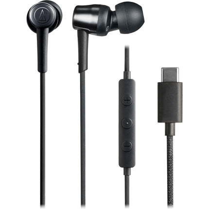 Audio-Technica ATH-CKD30CBK Auriculares In-Ear USB-C 10mm Control y Micrófono