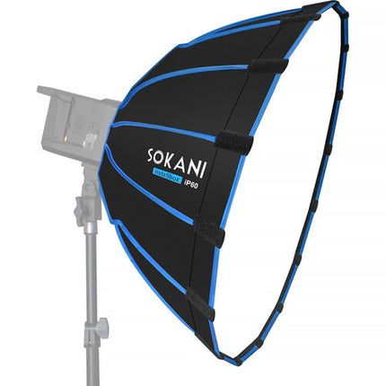 Sokani instaSbox iP60 Softbox Parabólico 60 cm con Rejilla y Estuche