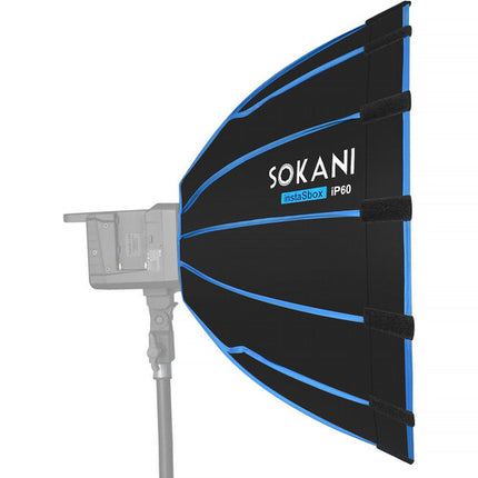 Sokani instaSbox iP60 Softbox Parabólico 60 cm con Rejilla y Estuche