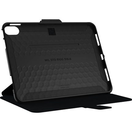 Urban Armor Gear Scout Funda para iPad 11 10ª Gen 2022 Blanca Gris con Soporte y Correa