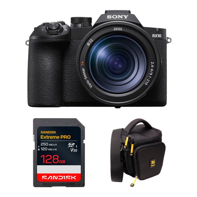 Sony RX10 V Cámara Digital 20.1MP Zoom 24-600mm con Kit Accesorios