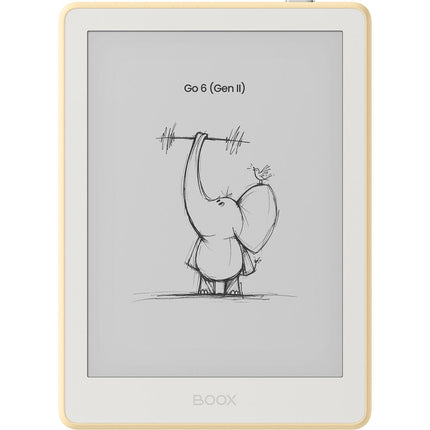 BOOX Go 6 Gen II Tableta E-Ink 6" HD 300ppi 3GB RAM 32GB almacenamiento