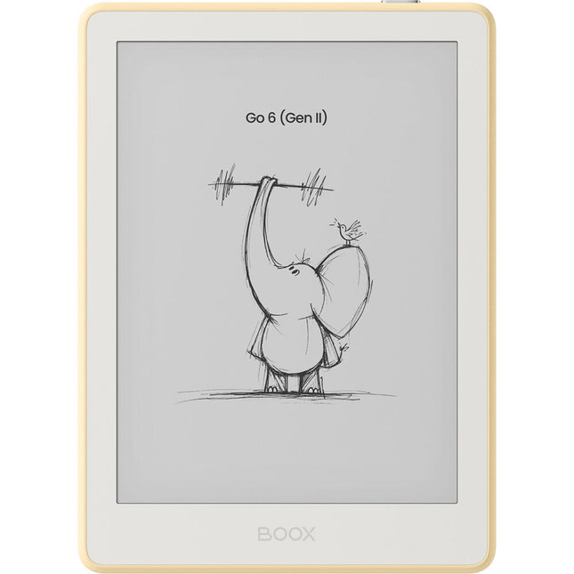 BOOX Go 6 Gen II Tableta E-Ink 6" HD 300ppi 3GB RAM 32GB almacenamiento
