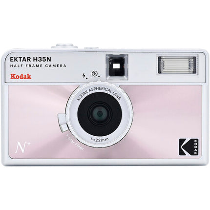 Kodak Ektar H35N Cámara de Medio Formato 35mm con Flash Batería AAA y Película Ultramax Expirada