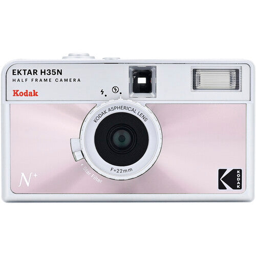 Kodak Ektar H35N Cámara de Medio Formato 35mm con Flash Batería AAA y Película Ultramax Expirada