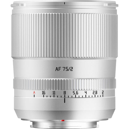 TTArtisan AF 75mm f2 Lente para Fujifilm X Focal fija f2 a f16 Metal con Capuchón USB-C