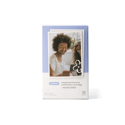 Hanin GML-00-4 Papel Fotográfico 2 x 3" 2 Paquetes 40 Hojas Sublimación Dye