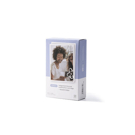 Hanin GML-00-4 Papel Fotográfico 2 x 3" 2 Paquetes 40 Hojas Sublimación Dye