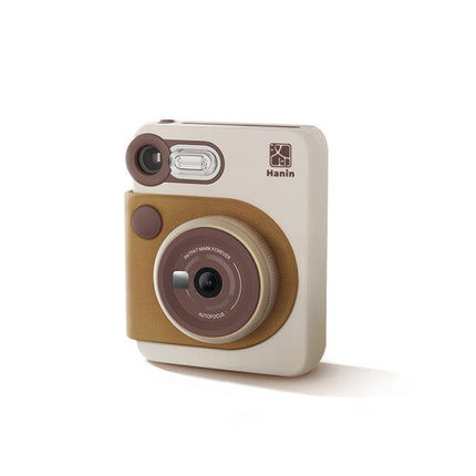 Cámara Instantánea Hanin M6 Pro 2MP Pantalla 1.8" Kit de Películas 20 Exp. Marrón