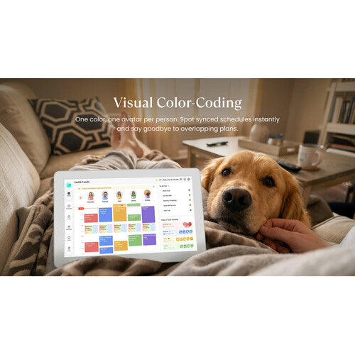 Cozyla Calendar Neo 15.6 pulgadas Pantalla con soporte de escritorio y sincronización avanzada