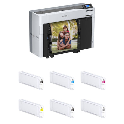 Epson SureColor P6570D Impresora de Gran Formato 24 Pulgadas Dual-Roll 2400x1200 dpi Kit T48L UltraChrome PRO6