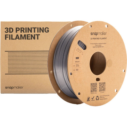 Snapmaker PETG HF RFID Filamento 1kg Gris Resistente Calor Agua Químicos