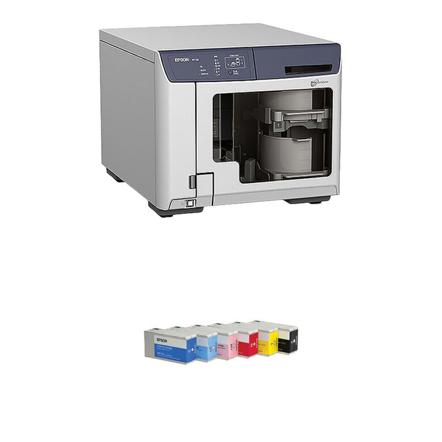 Epson PP-50II Discproducer impresora de discos con 6 cartuchos y 50 discos capacidad
