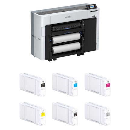 Epson SureColor P6570DE Impresora Gran Formato 24" Doble Rollos 2400x1200 dpi Kit Tintas UltraChrome PRO6