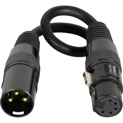 ADJ AC3PM5PFM Cable DMX XLR 3-Pin Macho a 5-Pin 22 AWG Blindado