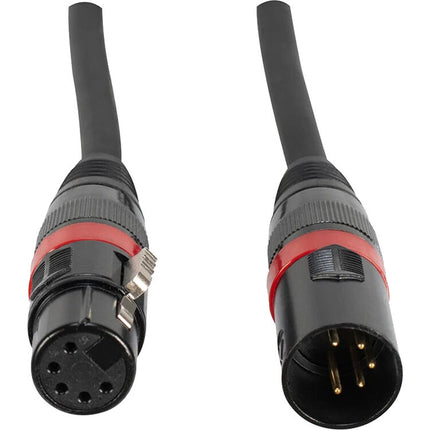 ADJ Accu-cable Cable DMX 5-pin 5 pies 22 AWG cobre estañado PVC