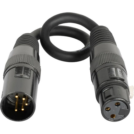 ADJ AC5PM5PFM Cable DMX 5 Pines Macho a 3 Pines XLR 22 AWG Blindado