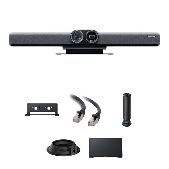 Insta360 Connect Kit para sala de conferencias con doble cámara 4K y altavoz Wave