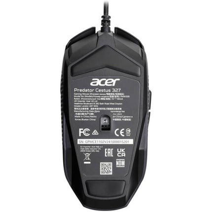Acer Predator Cestus 327 PMW300 Ratón Gaming 8000 dpi 1000 Hz USB-A