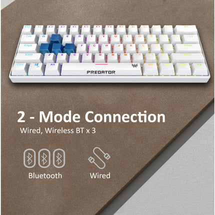 Acer Predator Aethon 330 Teclado Gaming Bluetooth USB-C 61 Teclas RGB