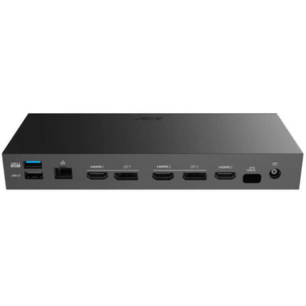 Acer U33 Estación de Acoplamiento Universal USB-C 180W Soporta Tres Pantallas 4K