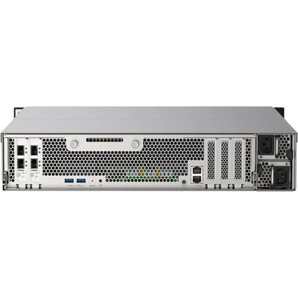 QNAP TS-h2490FU NAS con 24 Bahías U.2 NVMe 32GB RAM 8 Núcleos AMD