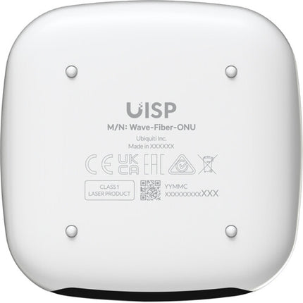 Ubiquiti WaveFiber ONU GPON 2.5G Ethernet PoE Montaje Pared