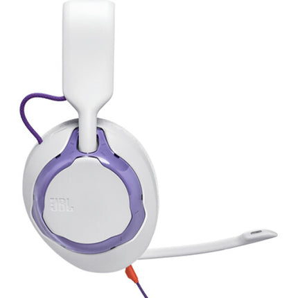 JBL Quantum 250 Auriculares para juegos blancos con drivers 50mm micrófono desmontable