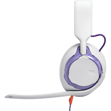 JBL Quantum 250 Auriculares para juegos blancos con drivers 50mm micrófono desmontable