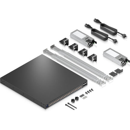 Ubiquiti Enterprise Audio Video XG Switch Gestionado 24 Puertos 10G PoE 1850W Rack Mount