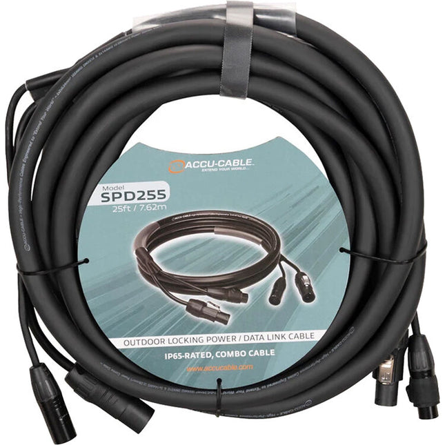 American DJ Accu-Cable Cable DMX 5 Pines 22 AWG 7.62 m IP65